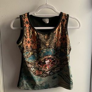 Urban Athlete Vintage Zen Pattern Top